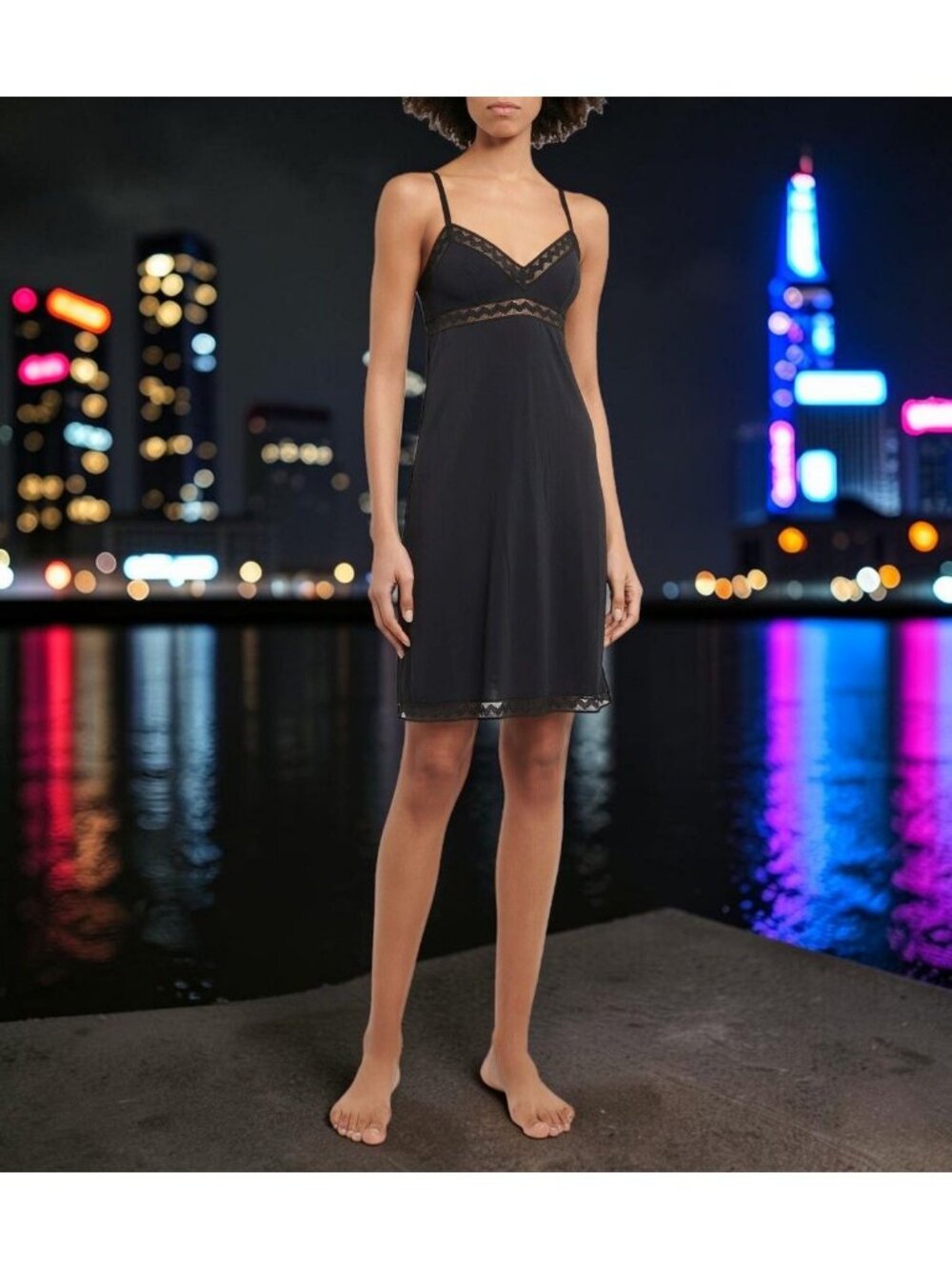 Eres - Mélody lace-trimmed minidress Size 38 US 6 NWT - Picture 2 of 9